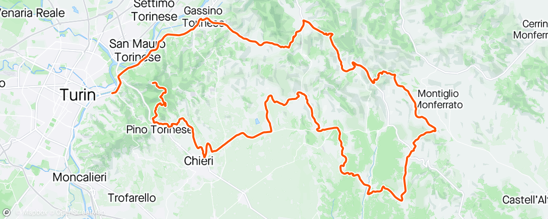 Map of the activity, GF Briko Torino 1° 🥇