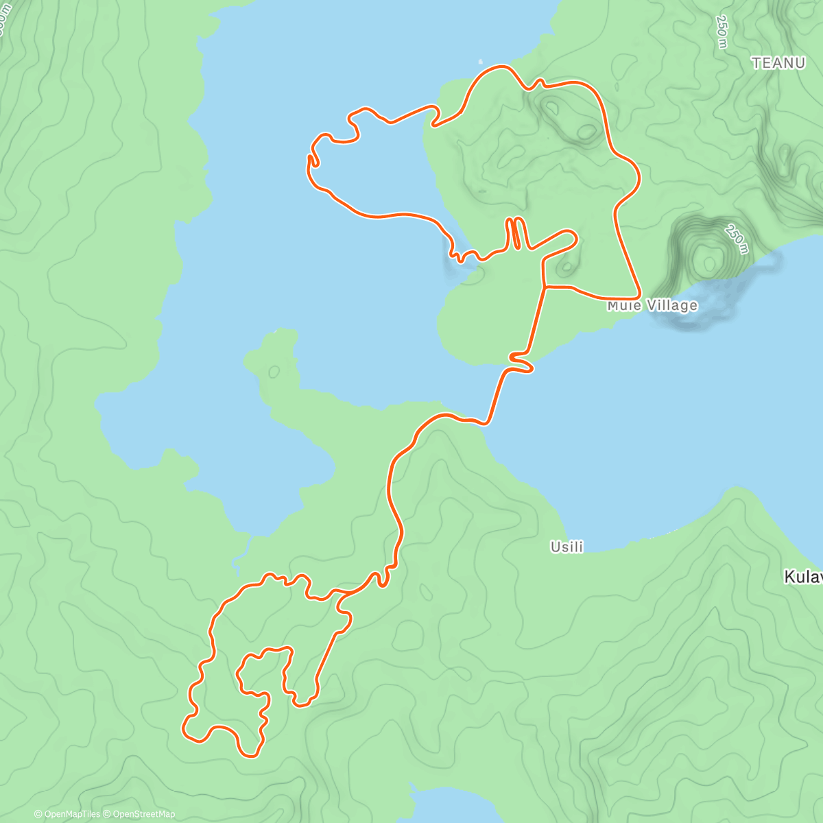 Map of the activity, Zwift - Road to Ruins in Watopia