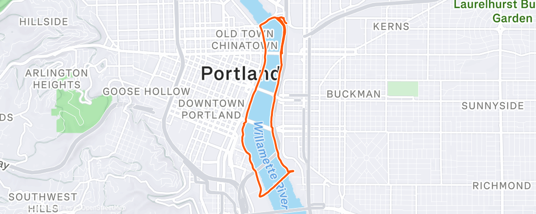 Map of the activity, Failed group run
