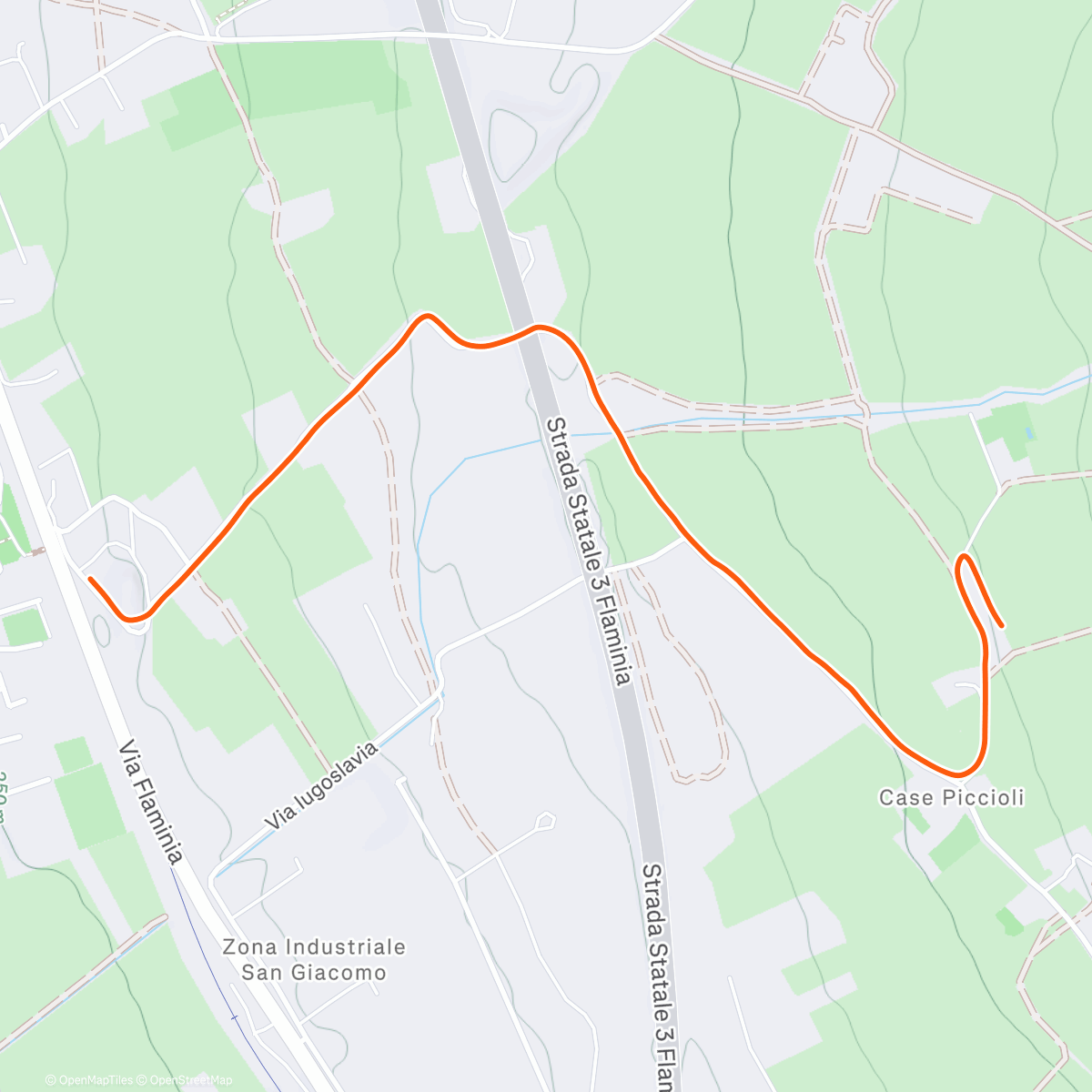 Map of the activity, 365/365 fine.