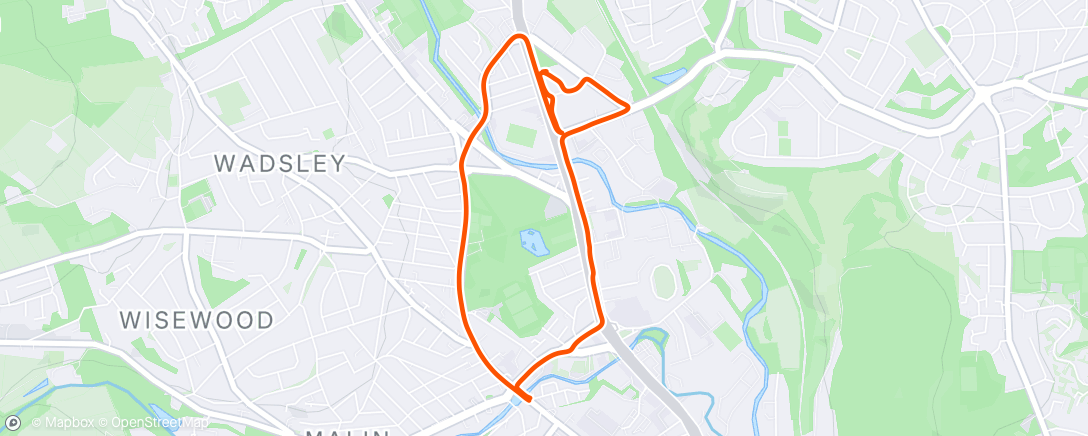 Map of the activity, work