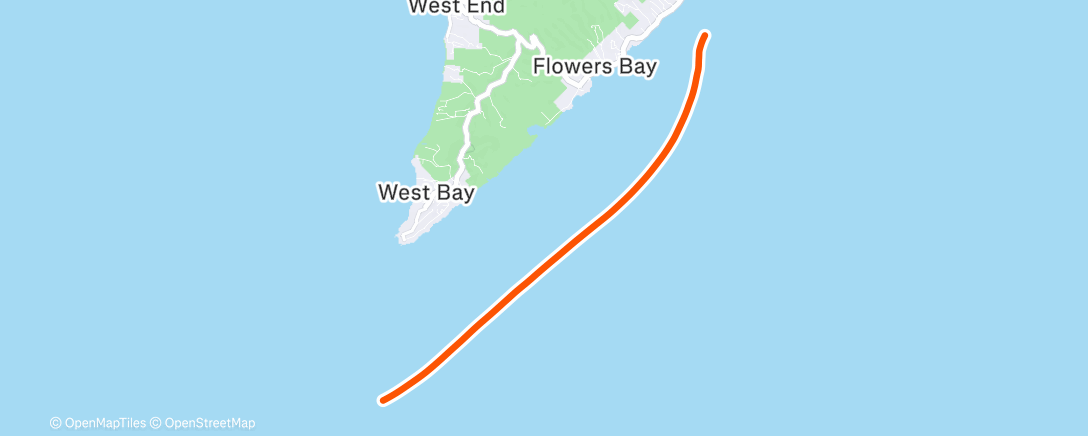 Map of the activity, Cruise Workout Day 2