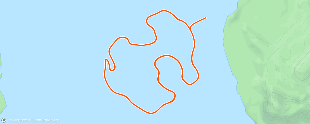 Map of the activity, Zwift - Arise in Watopia