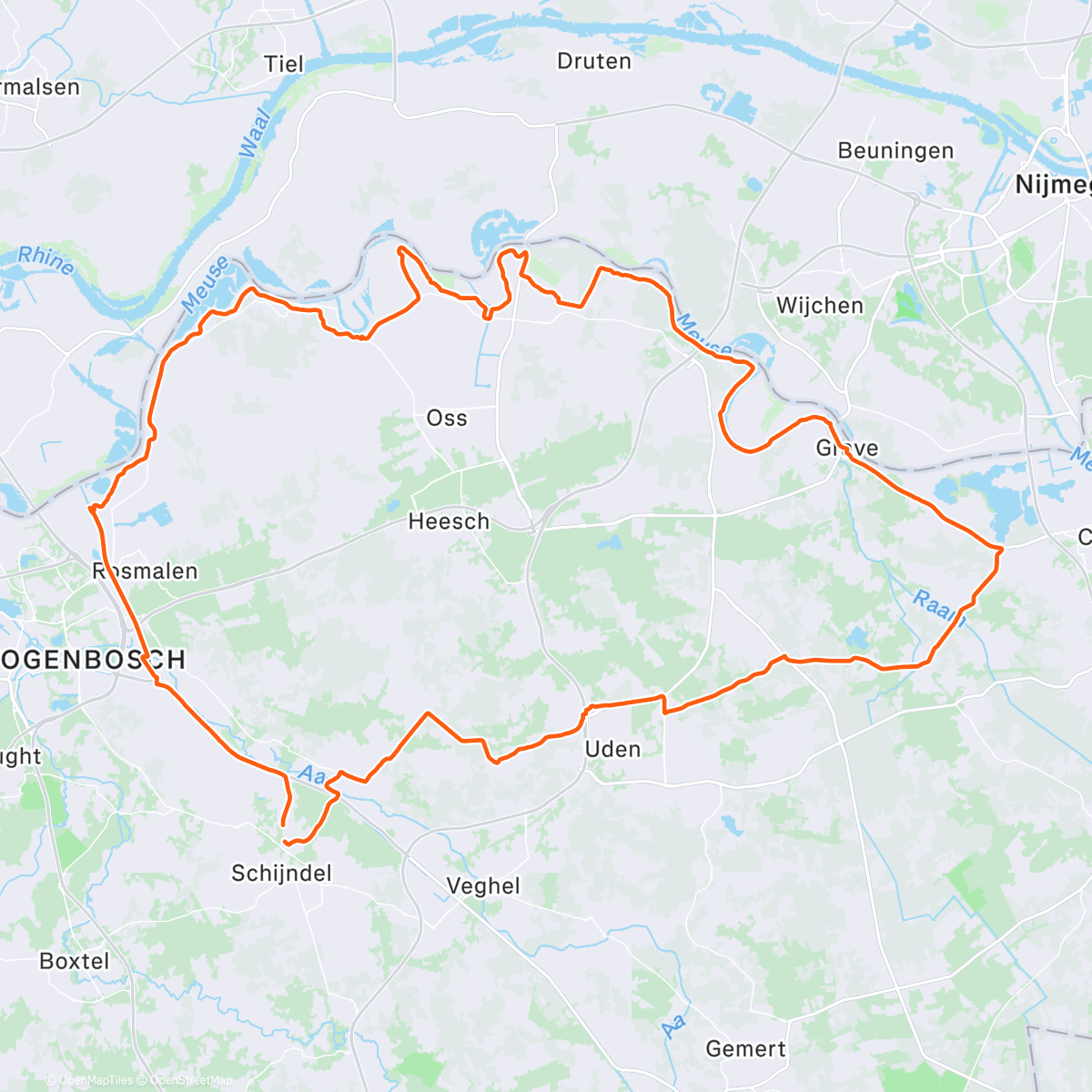 Map of the activity, Ochtendrit