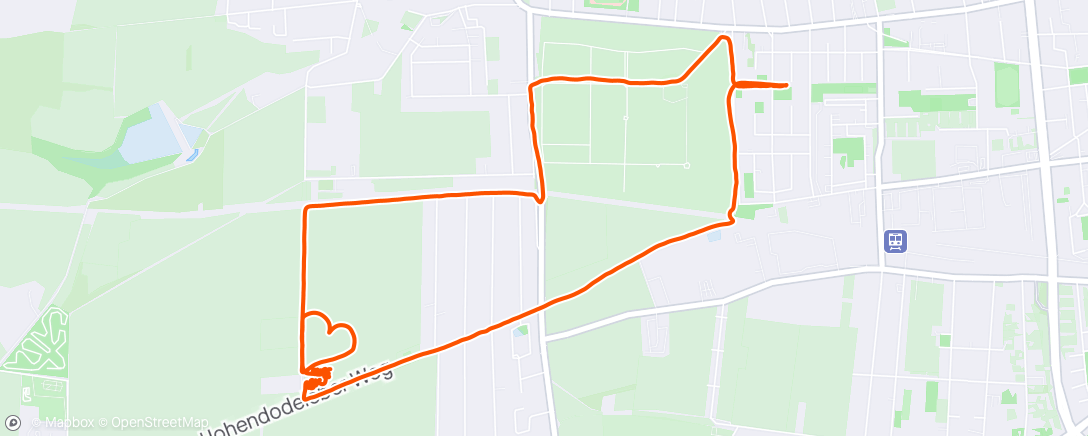 Map of the activity, Challenge Run