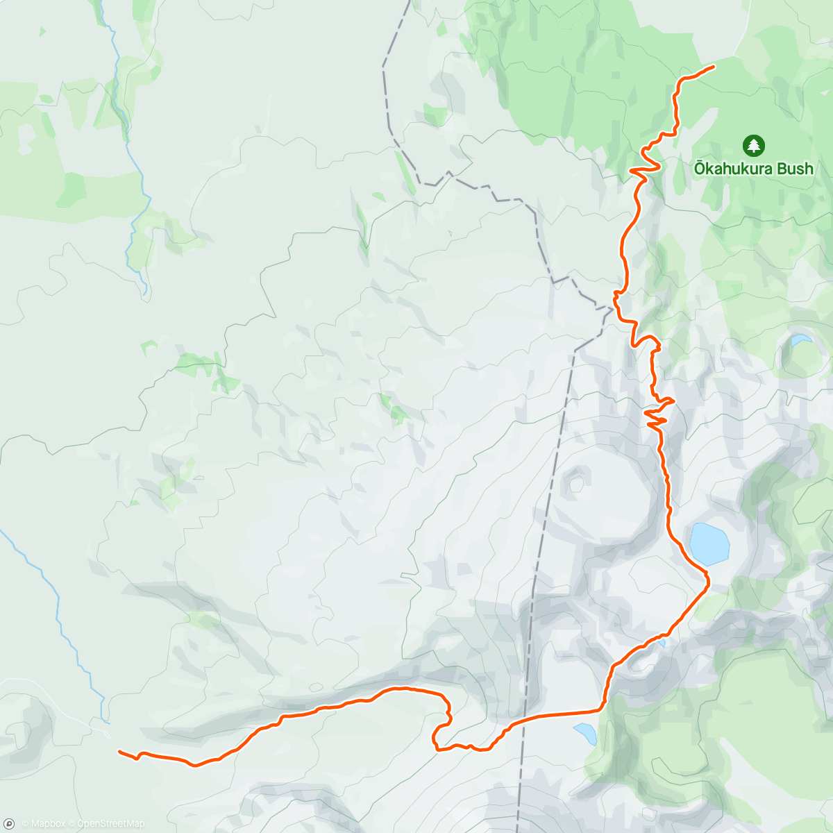 Map of the activity, Tongariro Alpine Crossing (via the slopes of Mt Doom!)