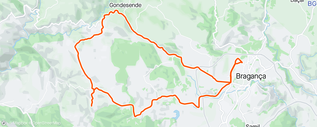 「Sortie vélo en soirée」活動的地圖