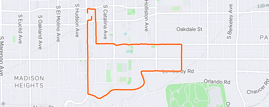 Map of the activity, Last run before LAM!!!!
