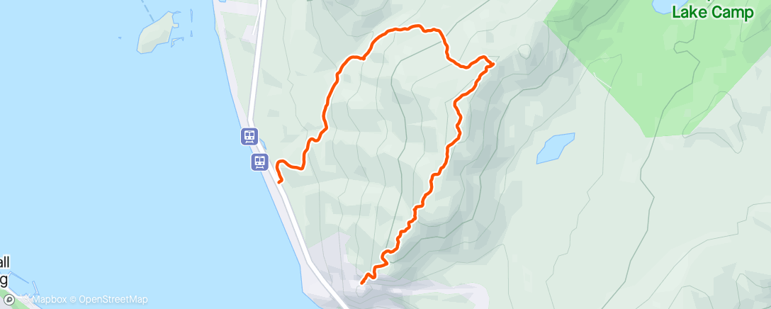 Map of the activity, Hudson Highlands State Park hike
