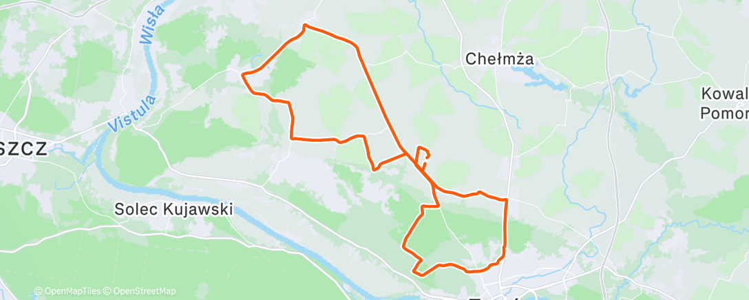 Карта физической активности (Morning Ride)