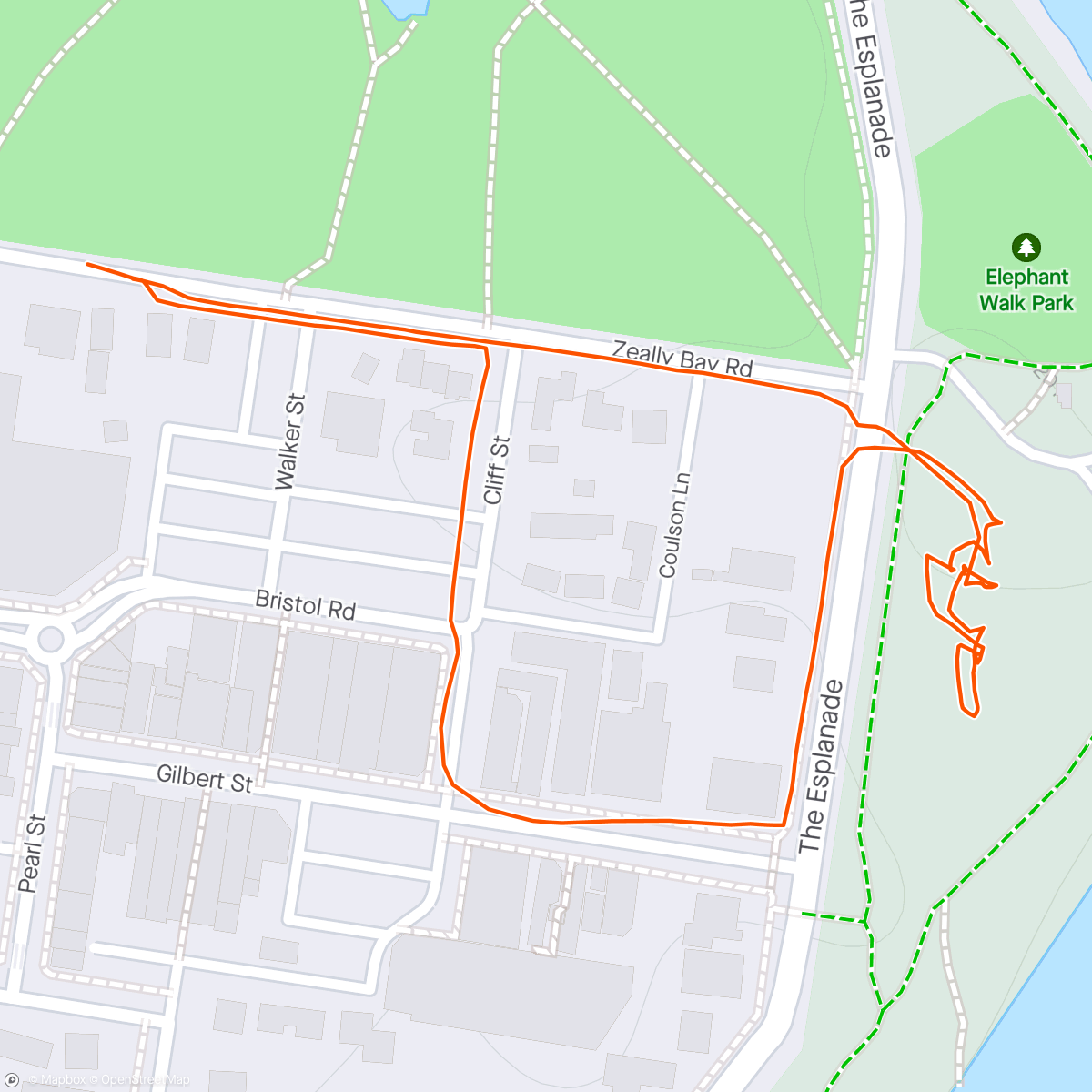 Map of the activity, Event village