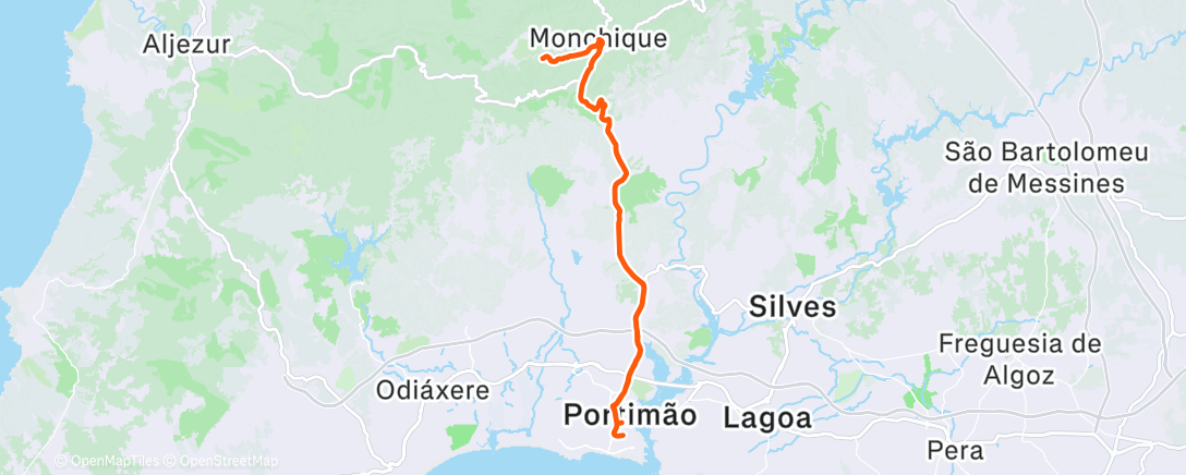 Map of the activity, Morning Ride before Xmas