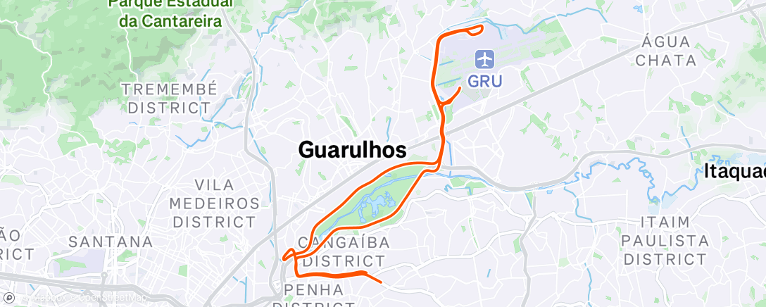 Map of the activity, GRU