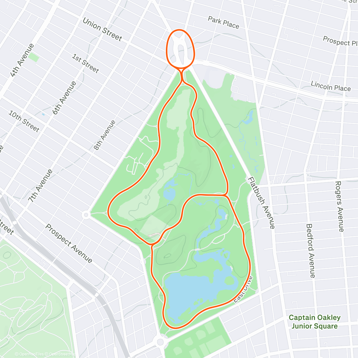 Map of the activity, Easy 2 - Toefield Tornado in New York