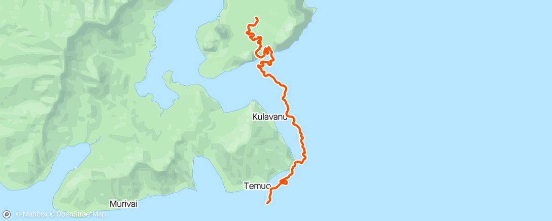 Mappa dell'attività Zwift - Group Ride: Cigala Cycling Social Ride  (D) on Canopies and Coastlines in Watopia
