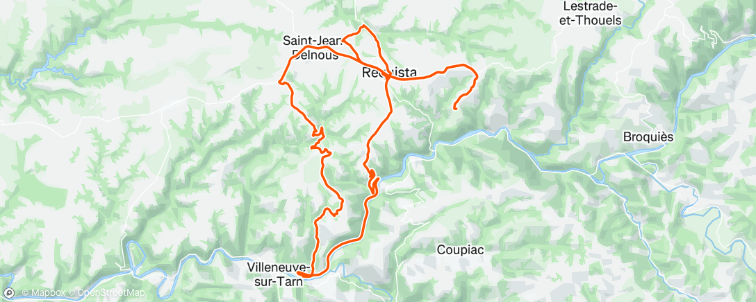 Carte de l'activité