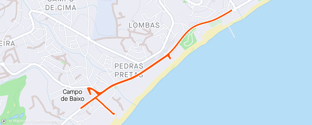 アクティビティ「Porto Santo Commute Ride」の地図