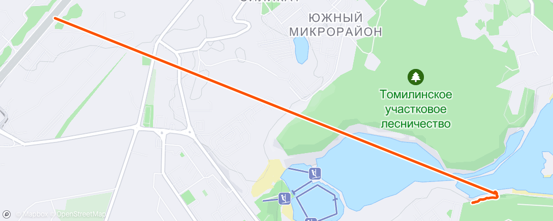 Karte der Aktivität „Дзержинский карьер”