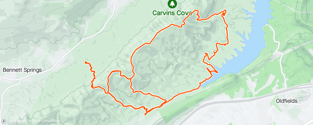 Map of the activity, Cove with Tate