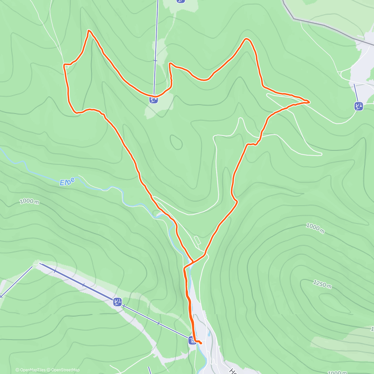 Map of the activity, Krakonošovo ledové království ❄️☀️