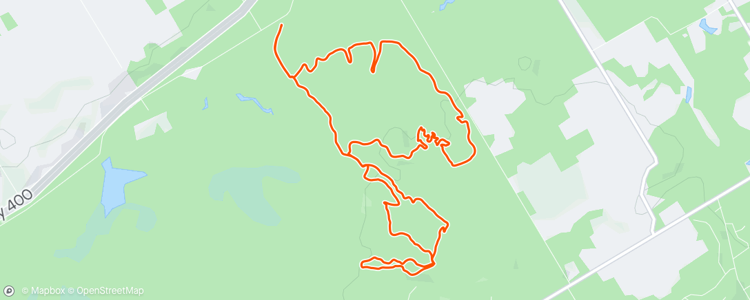 Map of the activity, Trying to make hills hurt less.   Nope. Still hurt
