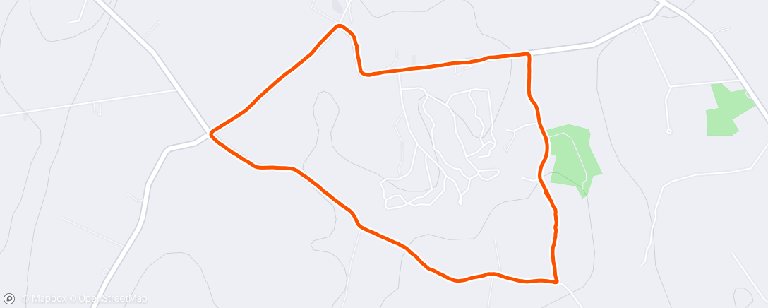 Map of the activity, Morning Run