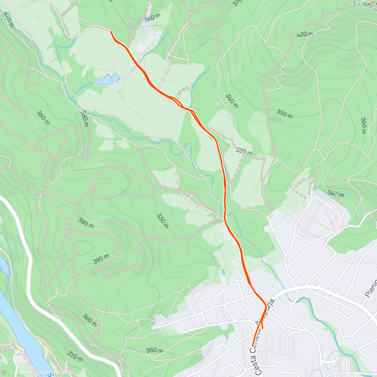 Map of the activity, when everything important for the day is done before 8 am