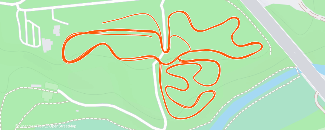 Map of the activity, Pré France de cross