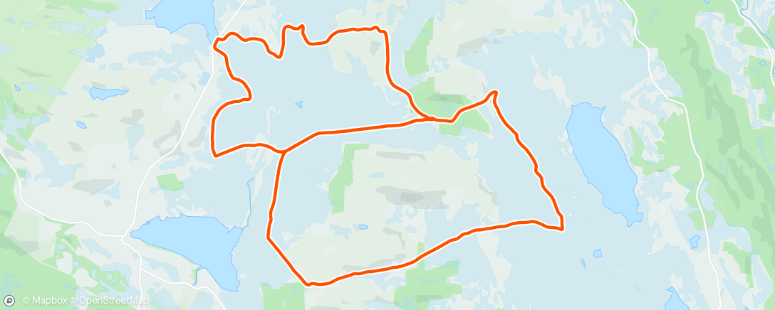 Map of the activity, Skøytetur i vårsola☀️