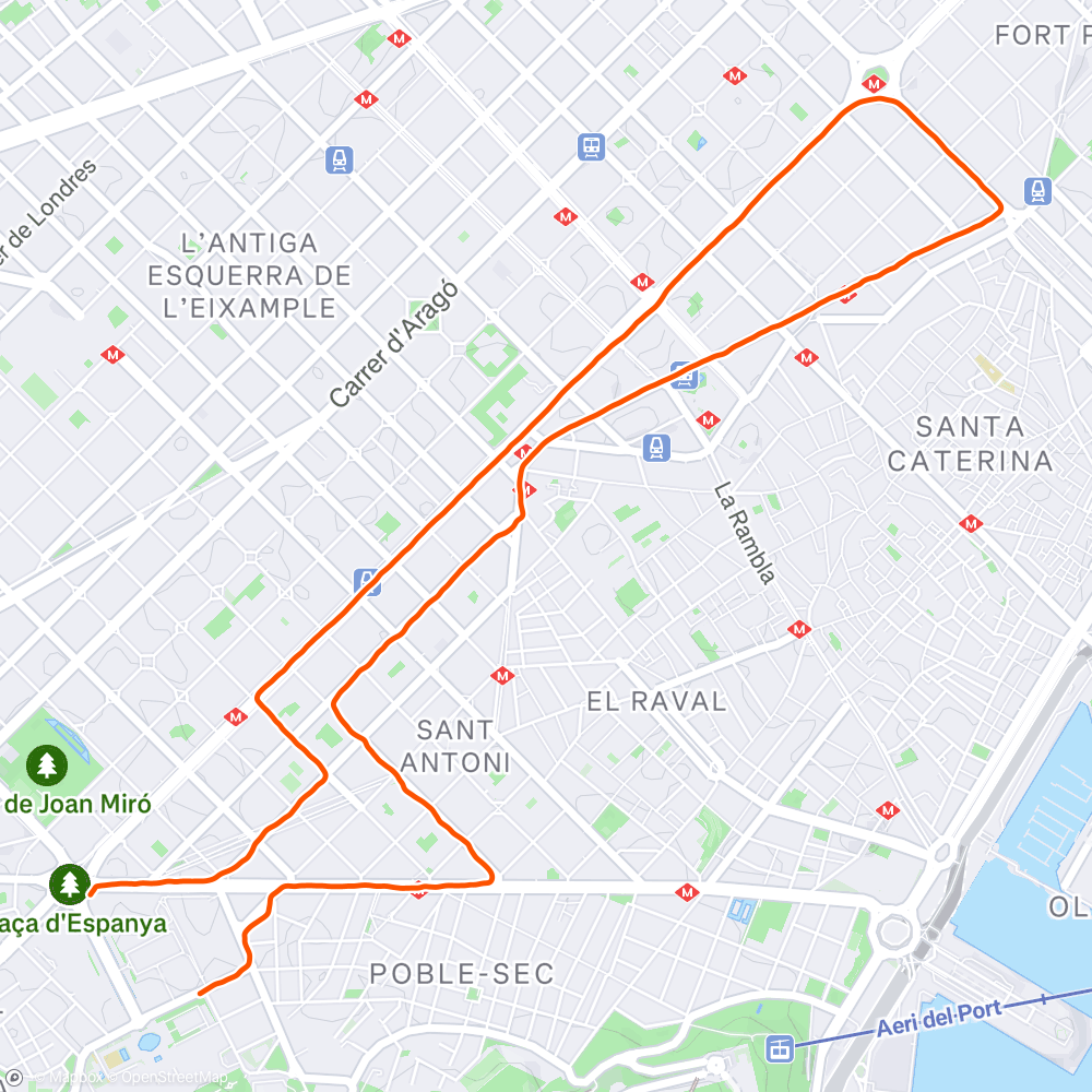 Map of the activity