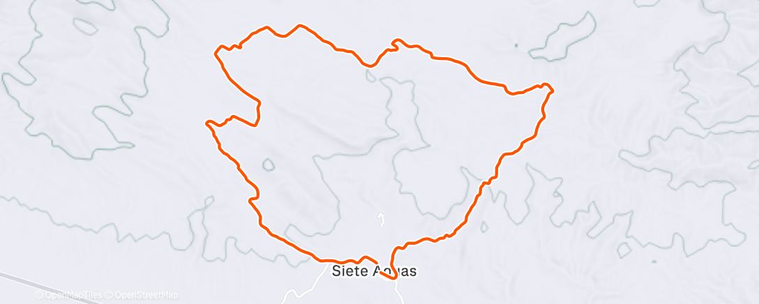 Map of the activity, Morning Ride