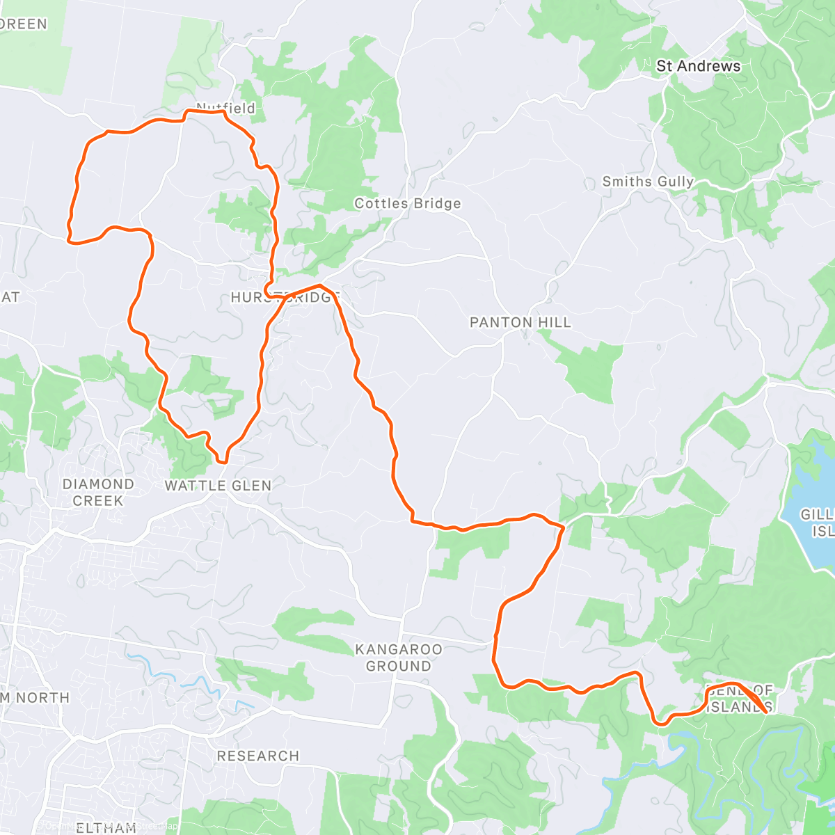 Map of the activity, Hursty pork chop
