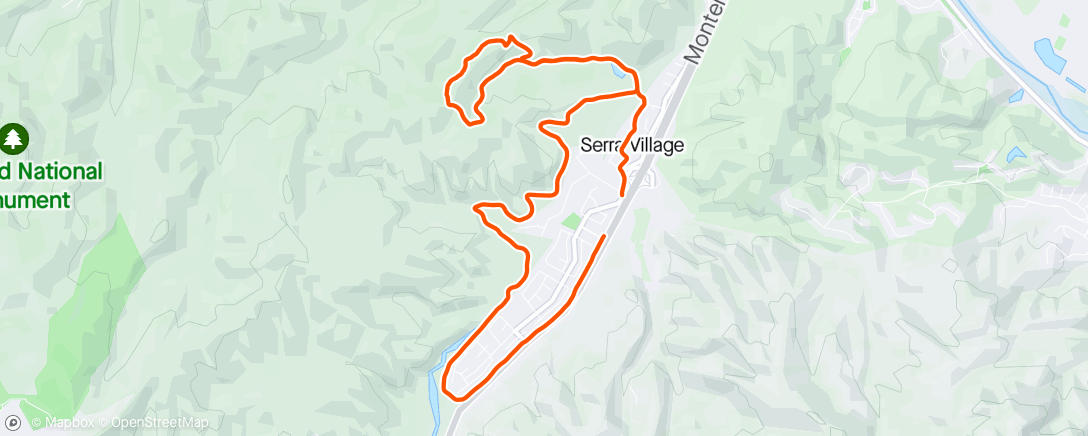 Map of the activity, Afternoon Mountain Bike Ride with Chris and Trey