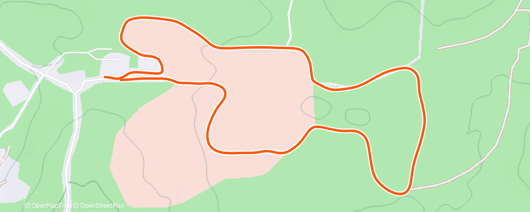 Map of the activity, Северный лыжный заезд (после обеда)