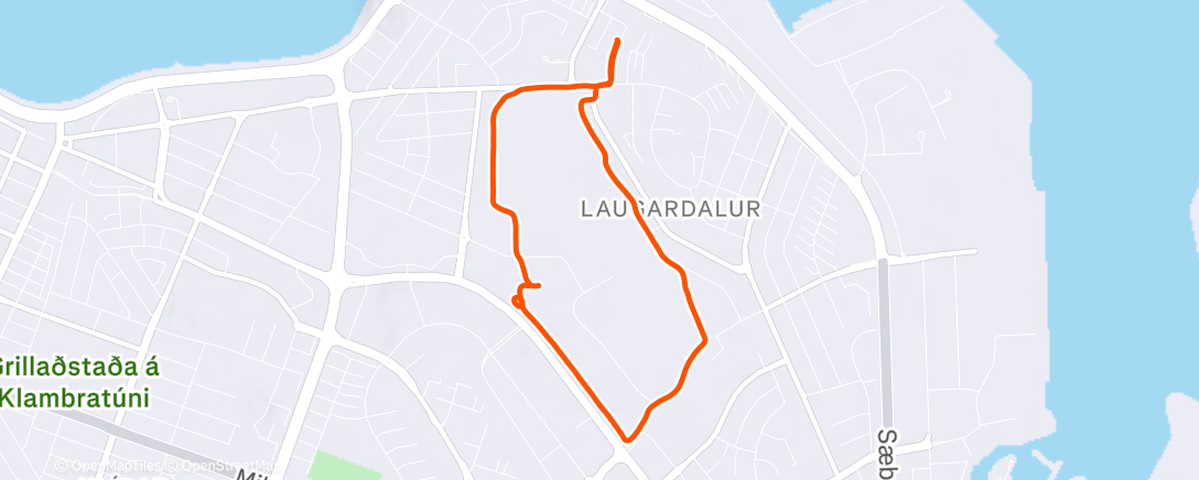 Карта физической активности (Upphitun fyrir Ármót Fjölnis)