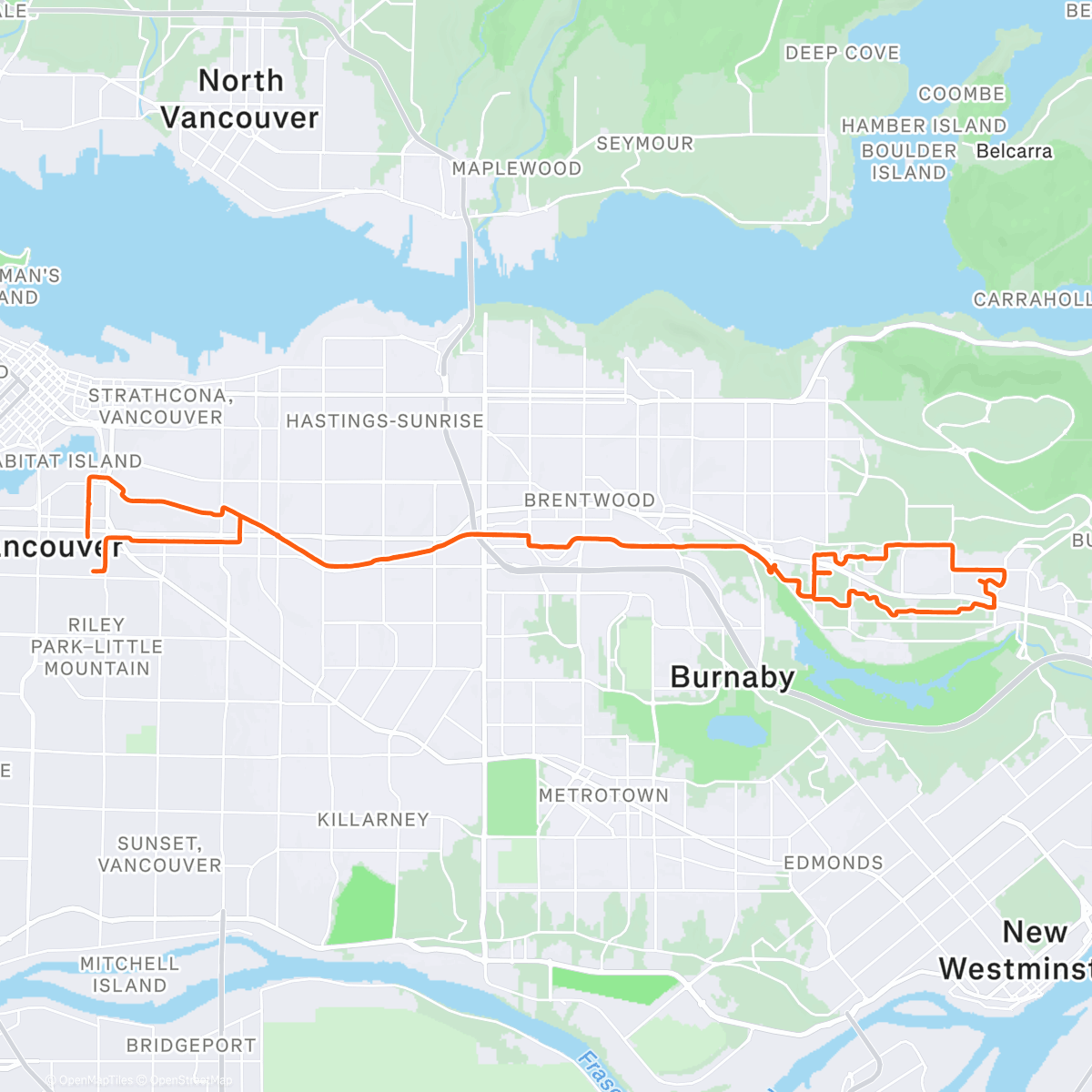 Map of the activity, Penultimate Day