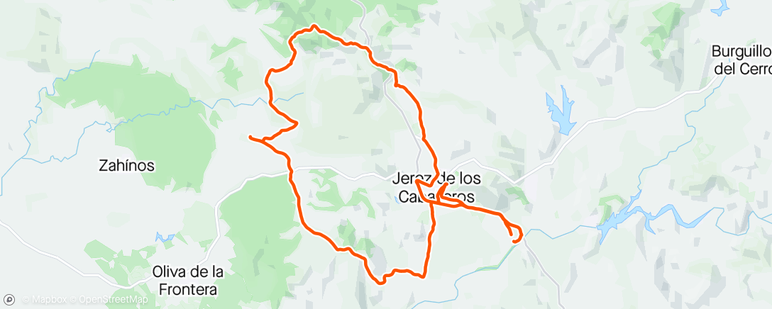 Mapa de la actividad (Bicicleta de montaña eléctrica vespertina)