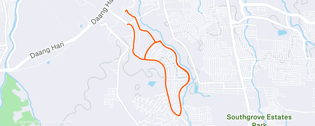 Map of the activity, Vermosa Evening 50