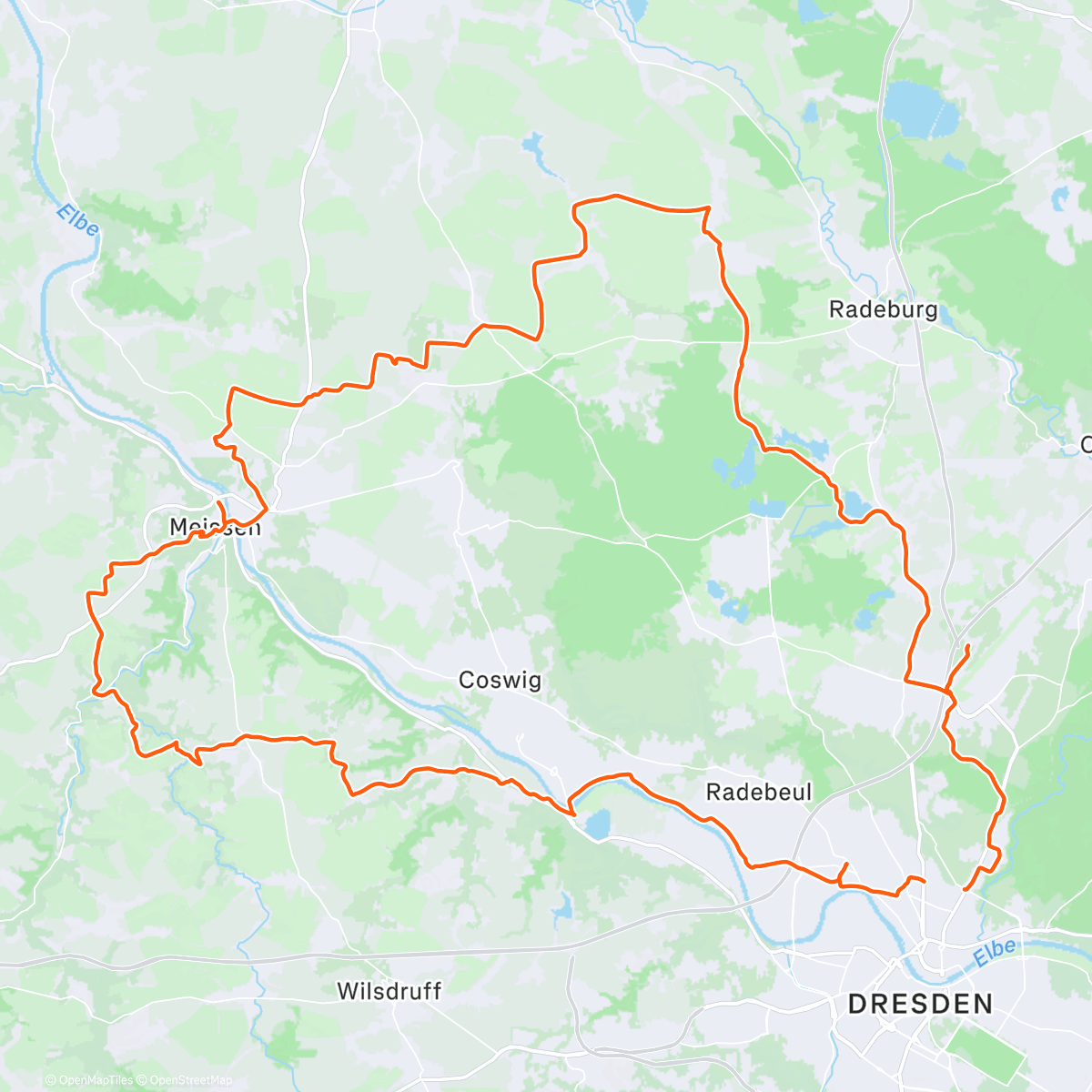 Map of the activity, elbland