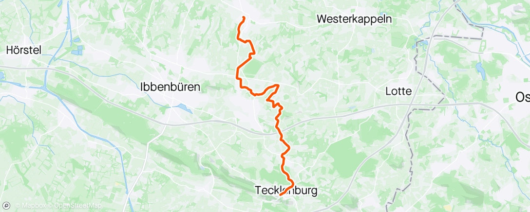 Map of the activity, Riesenbecker Sixdays 3/6
