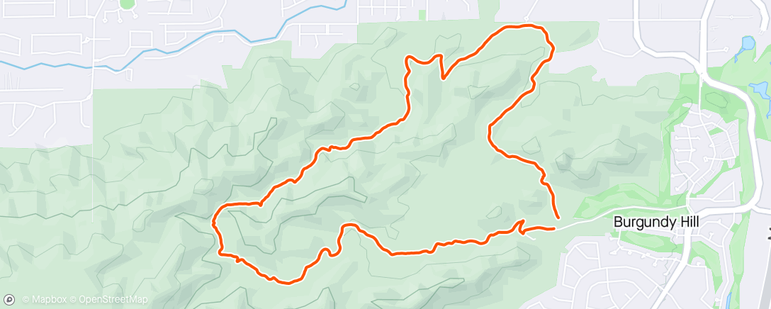 Mapa de la actividad, South Mountain - Pima/Javelina Washes