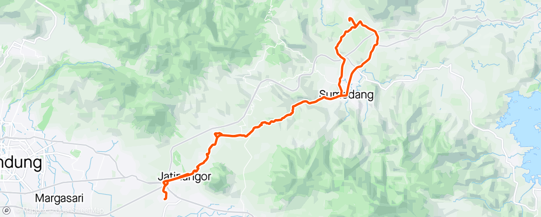 Map of the activity, Mencari Kesegaran