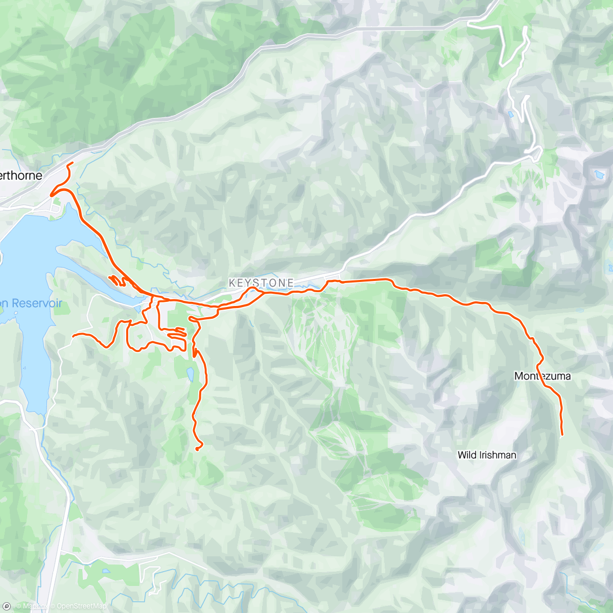 Map of the activity, Slow, Solo, Sunny Summit Sunday