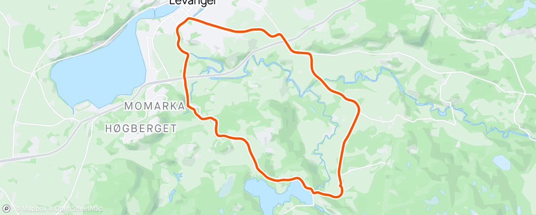 Mapa de la actividad (Søndagstrill)