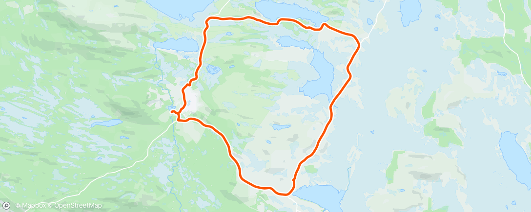 Map of the activity, Kort kort på fjellet ☀️🚵🏼‍♀️🚵🏼