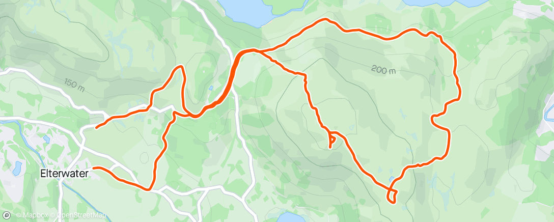 Mapa de la actividad (Morning Trail Run)