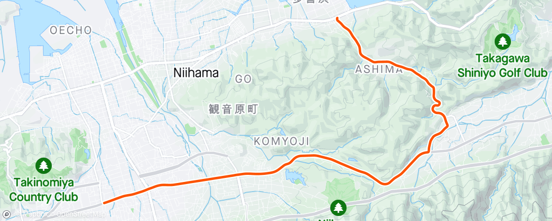 Карта физической активности (朝のライド)