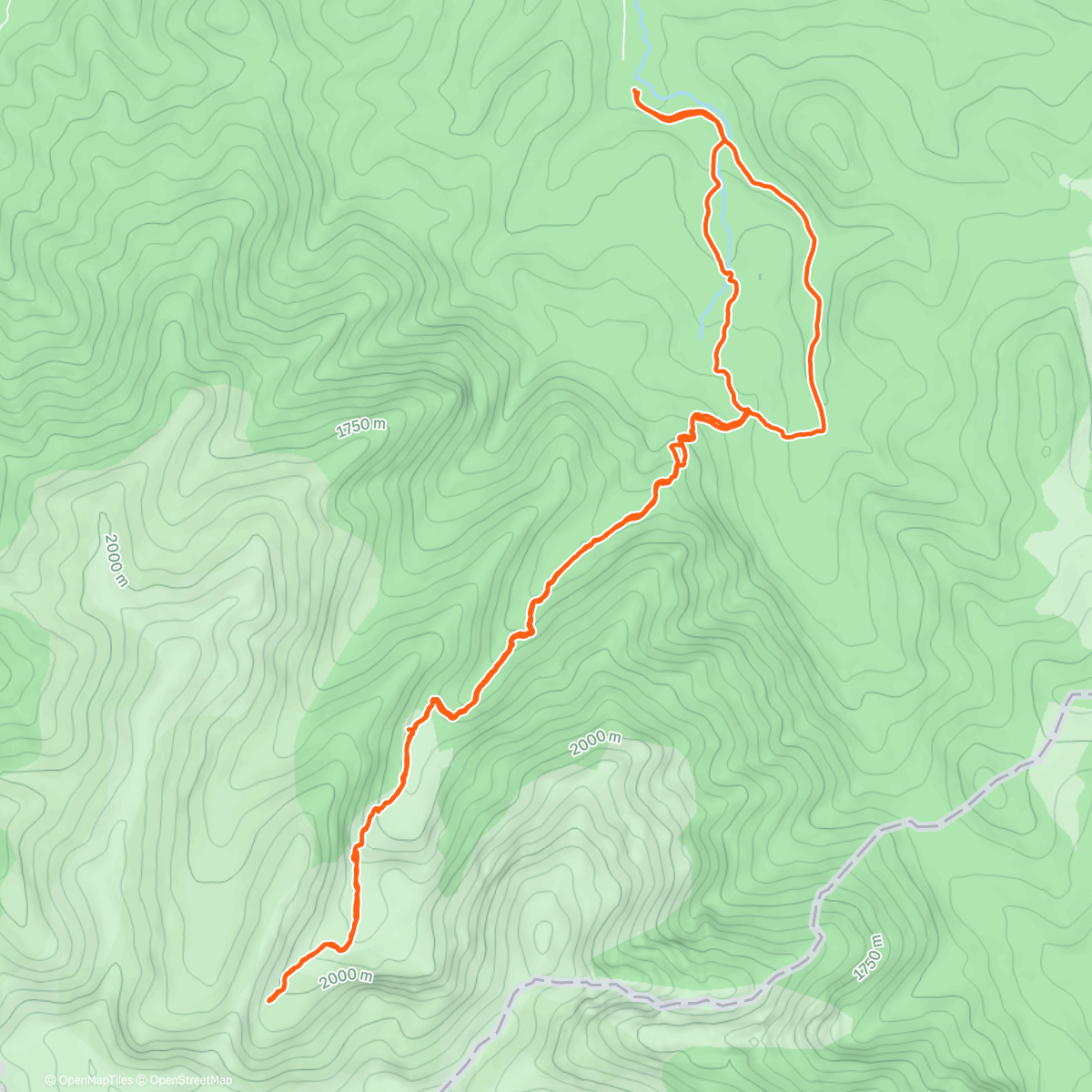 Map of the activity, Malaiesti Trail Run