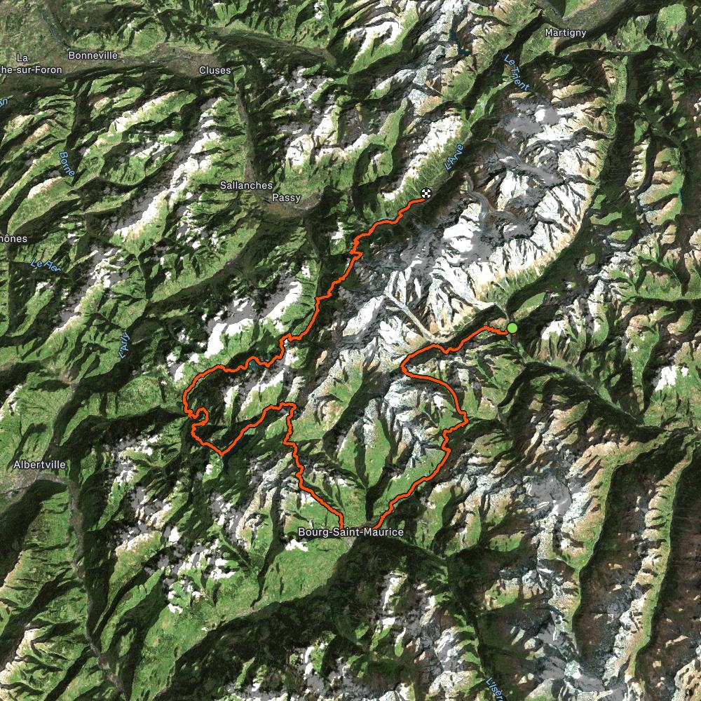 Map of the activity