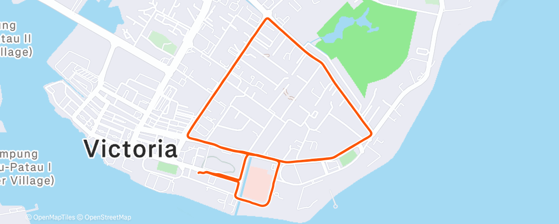 Map of the activity, 6km Steady🏃🏼‍♂️‍➡️